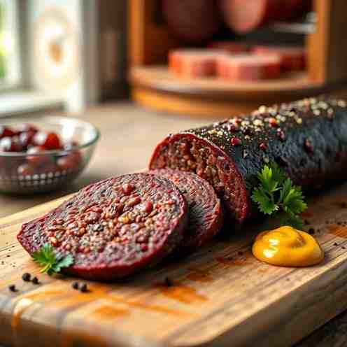 Homemade Blood Pudding Sausage - English Recipe